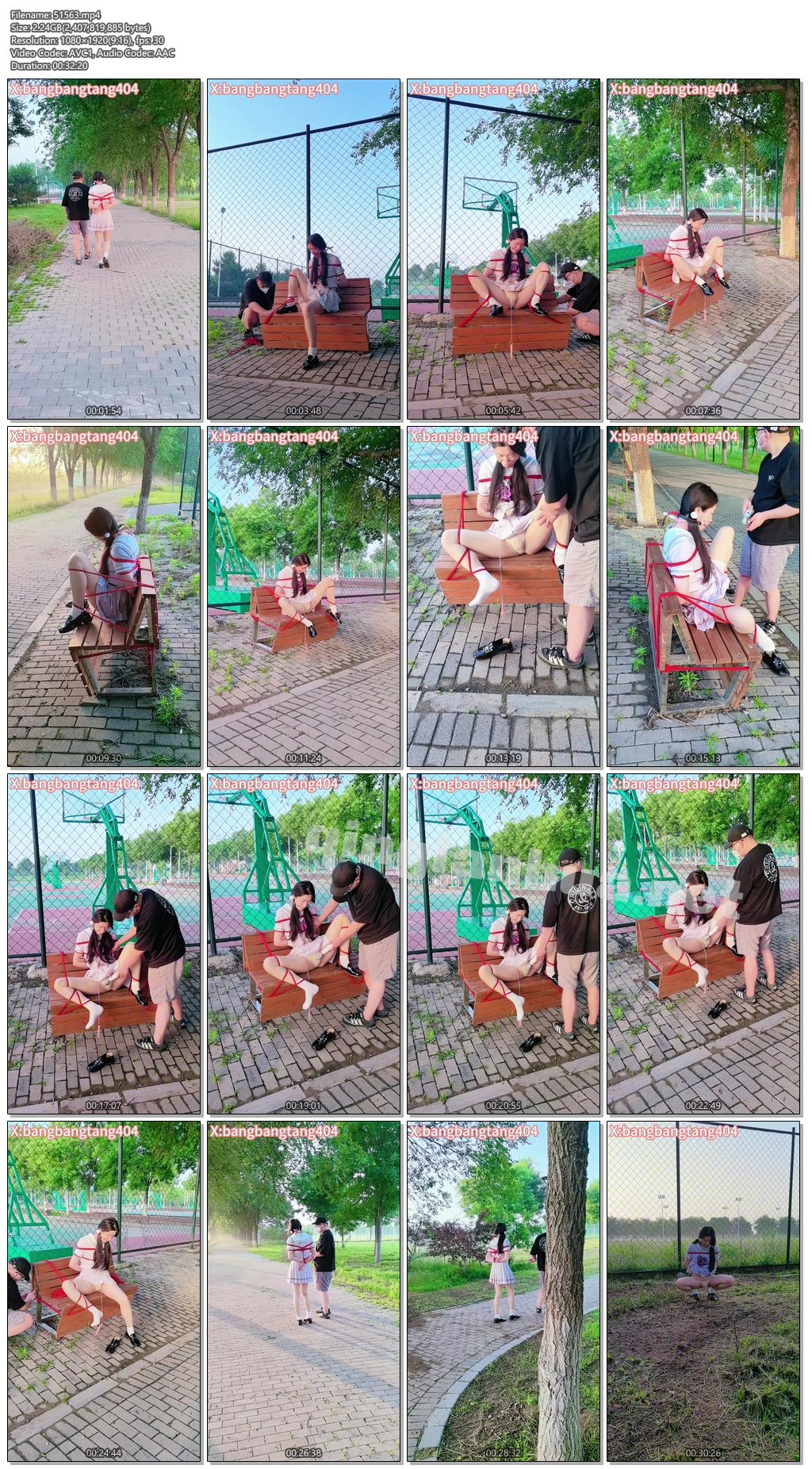 51563----【糖糖工作室】（清晨荒野球场绑架实录）水手服伪娘被牵狗链牵到长椅M腿固定.jpg