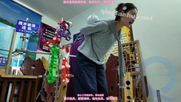 【束心工作室】月月直播道具任务3D打印道具，彩色手铐，后直臂器，叮当猫手笼，马蹄铐，直播上集