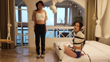 【奥特曼】果果赛车服 上 直臂紧缚 全身捆绑