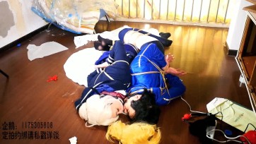 【莉雅】【莉雅的紧缚实验】X毛和黑X毛 COSPLAY 双人共用口球初体验【假毛掉了勿怪】