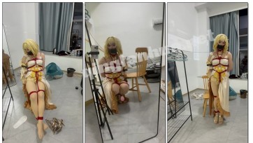 【清瞳子】cos阿格莱雅 金织女士被捕惨遭捆绑玩弄 凉鞋被脱下美脚惨遭侵犯