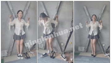 【皖北绳艺】美艳少妇被铐起来脚趾灵活自己换上高跟鞋，聊天自爆大瓜